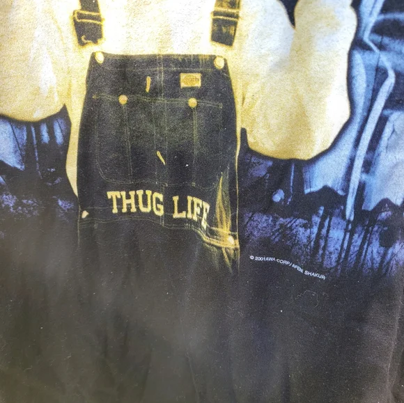 Vintage 2pac Band tee mens size xl black graphic tee - Picture 5 of 5